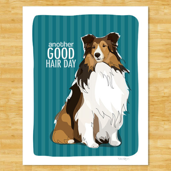 Sheltie Art Print 