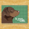 Labrador Retriever Magnet - The Cat