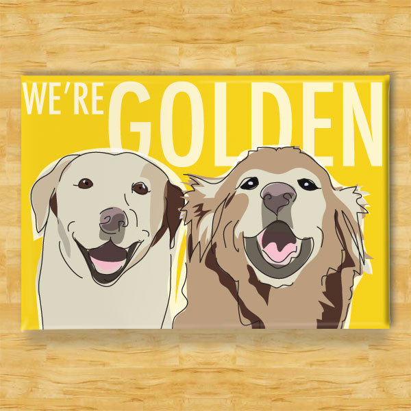 Golden Retriever and Lab Art