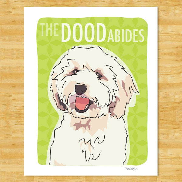 Labradoodle Art Print