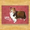 Sheltie Shetland Sheepdog Magnet - Yes I Herd You